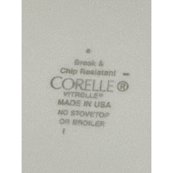 2 Corelle Botanique Salad Plates 7.25" Classic Blue Floral Swirl Rim Design - Picture 3 of 4